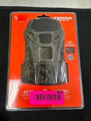 DESCRIPTION TERRA EXTREME TRAIL CAMERA ADDITIONAL INFORMATION RETAILS FOR $49 LOCATION KNIFE COUNTER QTY 1