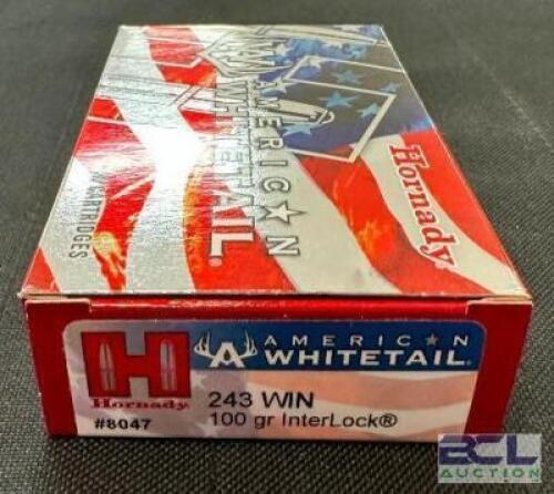 (7) 20CT BOXES OF 243 WINCHESTER AMMO