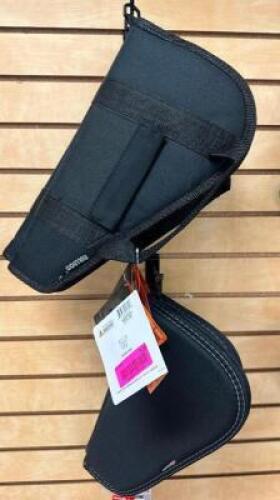 DESCRIPTION (3) ASSORTED HANDGUN CASES. THIS LOT IS: ONE MONEY LOCATION SOUTH WALL QTY 1