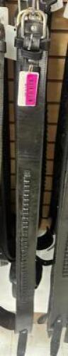 DESCRIPTION (4) GENUINE LEATHER WESTERN BELTS ADDITIONAL INFORMATION RETAIL EACH FOR $54 THIS LOT IS: SOLD BY THE PIECE LOCATION SOUTH WALL QTY 4