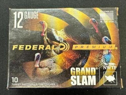 DESCRIPTION (1) 10CT BOX OF 12 GAUGE SHOTGUN SHELLS BRAND / MODEL: FEDERAL ADDITIONAL INFORMATION #6 THIS LOT IS: 3-1/2" SIZE 26.99 LOCATION AMMO WALL