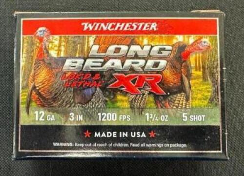 DESCRIPTION (12) 10CT BOXES OF 12 GAUGE SHOTGUN SHELLS BRAND / MODEL: WINCHESTER DOUBLE X ADDITIONAL INFORMATION #5 THIS LOT IS: 3" SIZE $24.99 EACH L