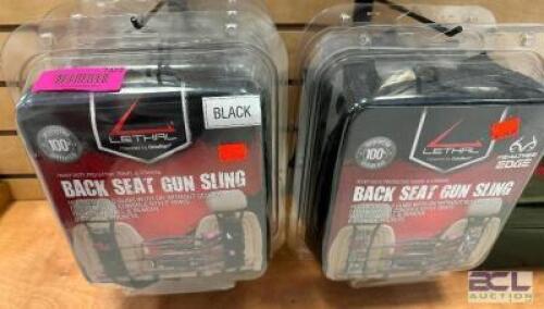 DESCRIPTION (4) LETHAL BACK SEAT GUN SLINGS THIS LOT IS: SOLD BY THE PIECE LOCATION MIDDLE FLOOR QTY 4