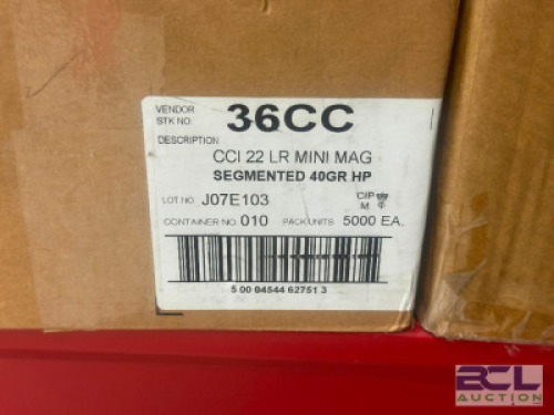 DESCRIPTION CASE OF RIFLE AMMO SIZE BACK ROOM LOCATION ONE MONEY QTY 1