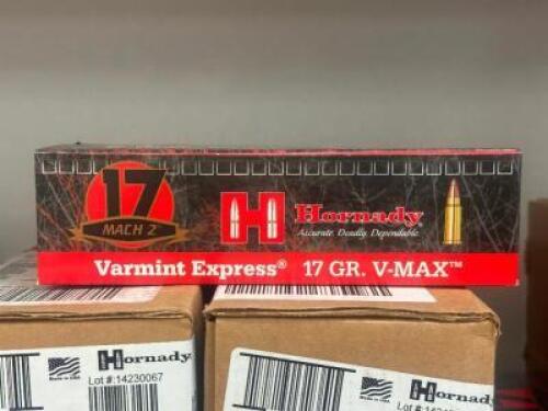 (3) - SLEEVES OF 17 GR. V MAX AMMO
