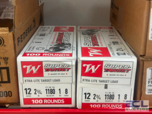 DESCRIPTION (2) - FULL CASES OF SUPER TARGET CLAYS BRAND / MODEL: WINCHESTER SIZE BACK ROOM LOCATION SOLD BY THE PIECE QTY 2