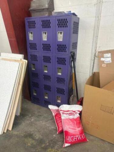 DESCRIPTION LOCKER SYSTEM SIZE WORKSHOP LOCATION ONE MONEY QTY 1