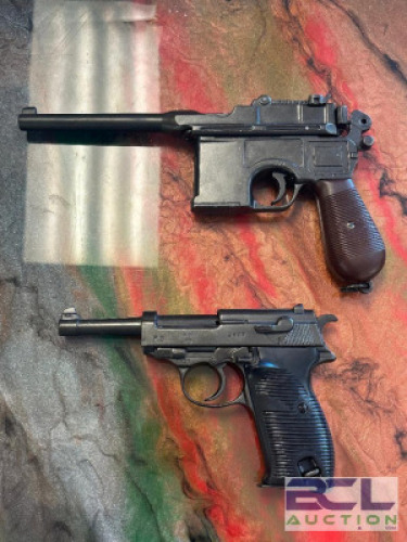 DESCRIPTION (2) - REPLICA PISTOLS SIZE PISOL CABINET LOCATION SOLD BY THE PIECE QTY 2