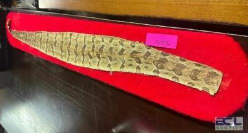 DESCRIPTION SNAKE SKIN W/ BACKER LOCATION WAREHOUSE QTY 1