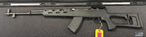 DESCRIPTION NORINCO SKS&nbsp; SEMI-AUTOMATIC RIFLE, CHAMBERED IN 7.62X39MM, 20.5" BARREL, 20+1 CAPACITY, MILLED RECEIVER, FIXED FRONT SIGHT, ADJUSTABLE REA