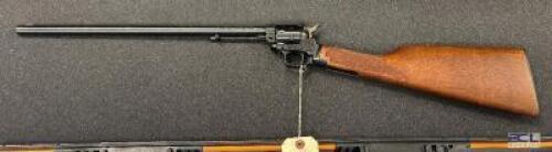 DESCRIPTION HERITAGE MANUFACTURING ROUGH RIDER .22 LR REVOLVER, 16" BARREL, BLACK FINISH BRAND / MODEL: HERITAGE MFG ROUGH RIDER ADDITIONAL INFORMATIO