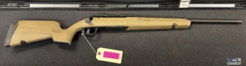 DESCRIPTION SAVAGE AXIS II FDE COMPACT 308 WIN BOLT-ACTION RIFLE. BRAND / MODEL: SAVAGE AXIS ADDITIONAL INFORMATION SN# R294047 RETAILS $459.99. CASE