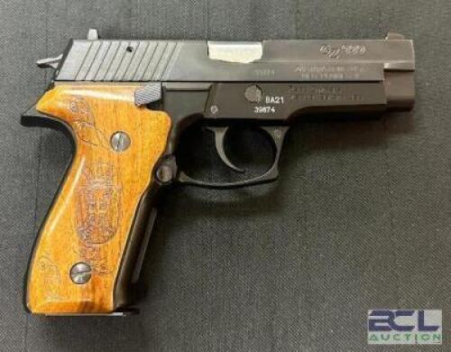DESCRIPTION ZASTAVA CZ999 9mm PISTOL BRAND / MODEL: ZASTAVA SERIAL # 39874 ADDITIONAL INFORMATION COMES WITH MATCHING WOODEN CASE ADDITIONAL INFORMATI