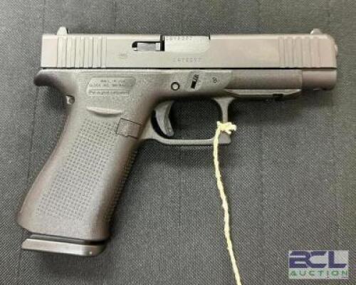 DESCRIPTION GLOCK 48 GEN 5 9mm PISTOL BRAND / MODEL: GLOCK SERIAL # CBYR097US ADDITIONAL INFORMATION COMES WITH CASE, (1) EXTRA MAG, AND ACCESSORIES A