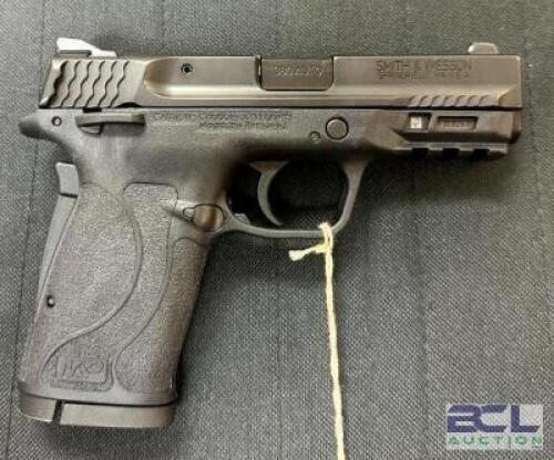 DESCRIPTION SMITH & WESSON M&P 380 SHIELD EZ 380 ACP PISTOL BRAND / MODEL: SMITH & WESSON SERIAL # FJC8267 ADDITIONAL INFORMATION COMES WITH BOX, (1)