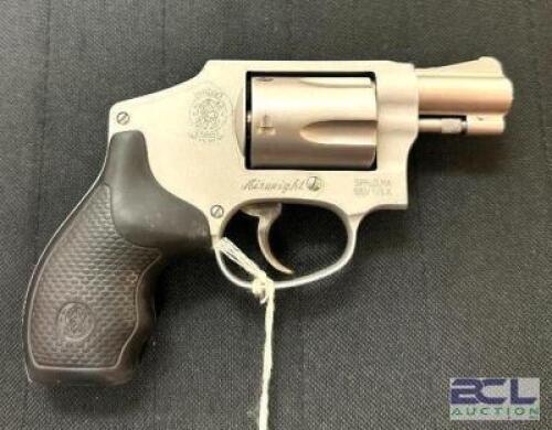 DESCRIPTION SMITH & WESSON 642 AIRWEIGHT 38 SPECIAL +P PISTOL BRAND / MODEL: SMITH & WESSON SERIAL # DNB7789 ADDITIONAL INFORMATION USED, NO BOX ADDIT