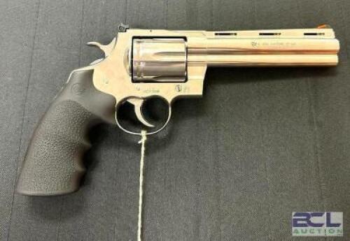 DESCRIPTION COLT ANACONDA TARGET 44 MAGNUM PISTOL BRAND / MODEL: COLT SERIAL # AC113558 ADDITIONAL INFORMATION COMES WITH CASE ADDITIONAL INFORMATION