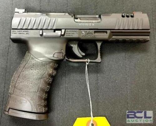 DESCRIPTION WALTHER WMP 22WMR PISTOL BRAND / MODEL: WALTHER SERIAL # WT001332 ADDITIONAL INFORMATION USED, COMES WITH CASE, (1) EXTRA MAG, AND ACCESSO