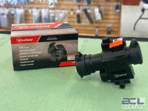 DESCRIPTION IMPULSE 1X30 RED DOT SIGHT BRAND / MODEL: FIREFIELD SIZE OPTICS COUNTER LOCATION ONE MONEY QTY 1