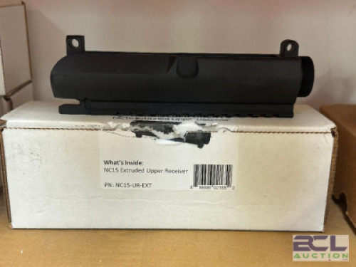 DESCRIPTION NC15 EXTRUDED UPPER RECEIVER BRAND / MODEL: NORDIC COMPONENTS SIZE OPTICS COUNTER LOCATION ONE MONEY QTY 1