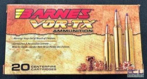 DESCRIPTION (1) 20CT BOX OF 7mm-08 REMINGTON AMMO BRAND / MODEL: BARNES TTSX ADDITIONAL INFORMATION 120 GRAIN SIZE $54.99 LOCATION AMMO WALL QTY 1