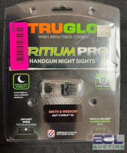 DESCRIPTION TRUGLO TG231MP4C FIBER OPTIC HANDGUN SIGHTS FOR SMITH AND WESSON MP9 BRAND / MODEL: TRUGLO TG231MP4C ADDITIONAL INFORMATION RETAILS FOR $8