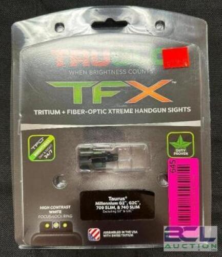DESCRIPTION TRUGLO FIBER OPTIC HANDGUN SIGHTS FOR TAURUS MILLENNIUM G2 BRAND / MODEL: TRU GLOW ADDITIONAL INFORMATION RETAILS FOR $139 LOCATION GUN CO