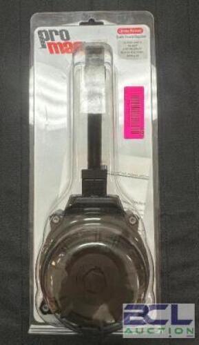 DESCRIPTION PRO MAF HI POINT 45 APC 40 ROUND DRUM MAGAZINE BRAND / MODEL: PRO MAG ADDITIONAL INFORMATION RETAILS FOR $104.99 LOCATION GUN COUNTER QTY