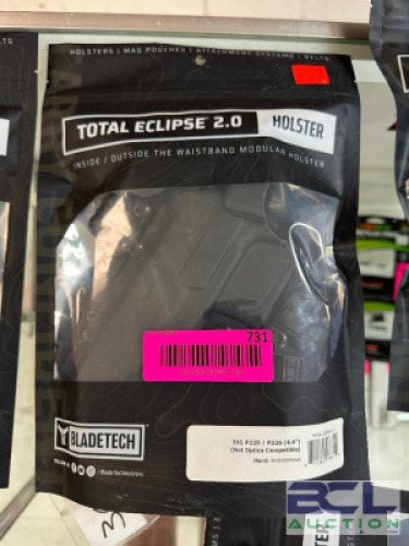 DESCRIPTION TOTAL ECLIPSE 2.0 HOLTER FOR SIG P220 / P22G ADDITIONAL INFORMATION RETAILS FOR $66.99 LOCATION GUN COUNTER QTY 1