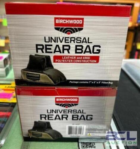 DESCRIPTION (2) BIRCHWOOD UNIVERSAL REAR BAG ADDITIONAL INFORMATION RETAILS FOR $28.99 THIS LOT IS: SOLD BY THE PIECE LOCATION GUN COUNTER QTY 2