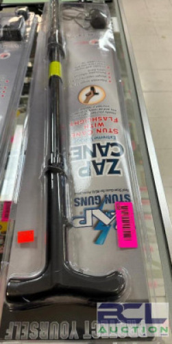 DESCRIPTION ZAP CAN W/ FLASH LIGHT ADDITIONAL INFORMATION RETAILS FOR $104.99 LOCATION GUN COUNTER QTY 1
