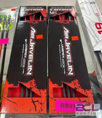 DESCRIPTION (2) UX UMAREX ARROW SETS. ADDITIONAL INFORMATION RETAILS FOR $34.99 PER THIS LOT IS: SOLD BY THE PIECE LOCATION KNIFE COUNTER QTY 2