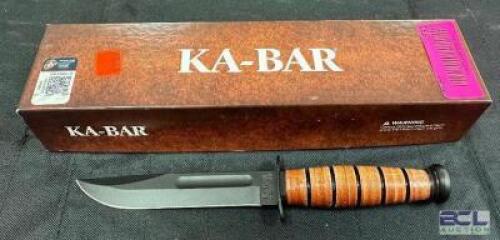 DESCRIPTION KA-BAR SINGLE MARK SHORT FIGHTING UTILITY KNIFE SERRATED ADDITIONAL INFORMATION RETAILS FOR $79,99 LOCATION KNIFE COUNTER QTY 1