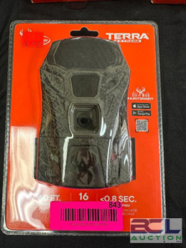 DESCRIPTION TERRA EXTREME TRAIL CAMERA ADDITIONAL INFORMATION RETAILS FOR $49 LOCATION KNIFE COUNTER QTY 1