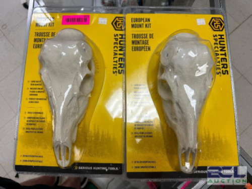 DESCRIPTION (2) HUNTERS SPECIALTIES EUROPEAN MOUNT KITS. ADDITIONAL INFORMATION RETAILS EACH FOR $51.99 THIS LOT IS: SOLD BY THE PIECE LOCATION KNIFE