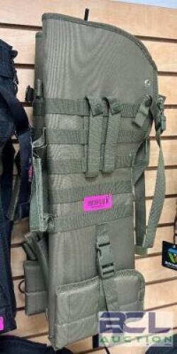 DESCRIPTION (2) VISM BY NCSTAR CVRSCB2919B ROLLING RANGE BAG, 29" X 19", GREEN, WITH TELESCOPING HANDLE BRAND / MODEL: CVRSCB2919G ADDITIONAL INFORMAT