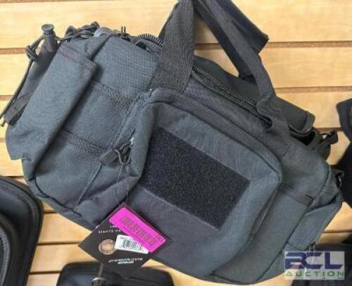 DESCRIPTION VISM BLACK CANVAS HANDGUN CASE LOCATION SOUTH WALL QTY 1