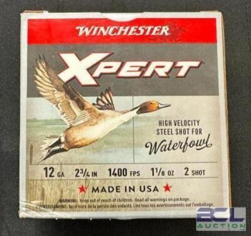 DESCRIPTION (6) 25CT BOXES OF 12 GAUGE SHOTGUN SHELLS BRAND / MODEL: WINCHESTER XPERT ADDITIONAL INFORMATION #2 STEEL THIS LOT IS: 2-3/4" SIZE $23.99