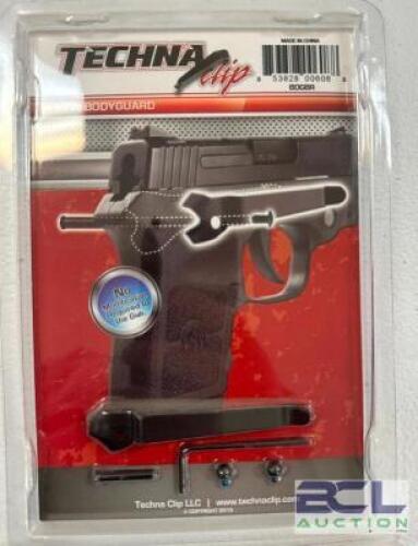 (6) TECHNA CLIPS SMITH AND WESSON BODY GUARD