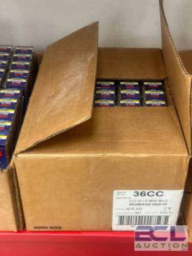DESCRIPTION CASE OF RIFLE AMMO SIZE BACK ROOM LOCATION ONE MONEY QTY 1