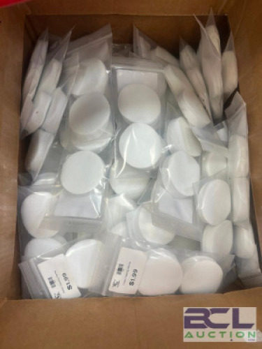 DESCRIPTION ASSORTED CLEANING PADS SIZE BACK ROOM LOCATION ONE MONEY QTY 1