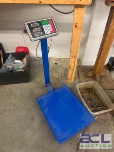 DESCRIPTION ELECTRIC SCALE SIZE WORKSHOP LOCATION ONE MONEY QTY 1