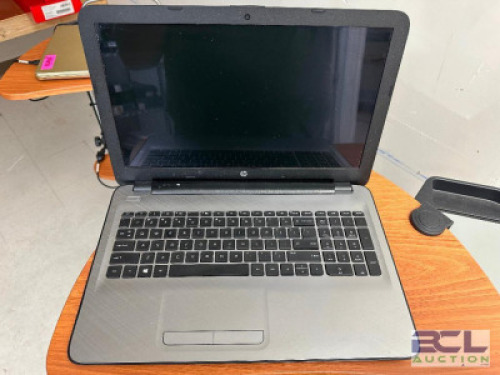 DESCRIPTION HP LAPTOP COMPUTER W/ ROLL ABOUT STAND. ADDITIONAL INFORMATION COMES WITH PASS CODE. COMPUTERS WILL BE WIPED BEFORE SALE. LOCATION BACK ST