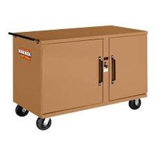 DESCRIPTION: (1) JOBSITE BOX BRAND/MODEL: KNAACK #58 INFORMATION: BROWN, TWO DOOR SIZE: 54.25" L X 26" W X 37.3" H RETAIL$: $4009.90 EA QTY: 1