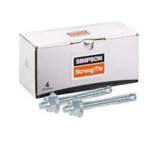 DESCRIPTION: (2) CASES OF (6) BOXES OF STRONG BOLT WEDGE ANCHORS BRAND/MODEL: SIMPSON #13A977 SIZE: 1" X 13" RETAIL$: $266.99 PER BOX QTY: 2