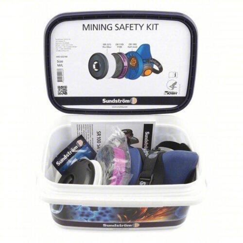 DESCRIPTION: (2) HALF MASK RESPIRATOR KIT BRAND/MODEL: SUNDSTROM SAFETY #33W788 INFORMATION: 1 CARTRIDGES INCLUDED, SILICONE SIZE: SMALL RETAIL$: $82.