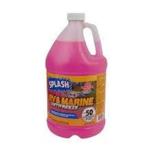 DESCRIPTION: (6) RV AND MARINE ANTIFREEZE BRAND/MODEL: SPLASH SIZE: 1 GALLON RETAIL$: $5.60 EA QTY: 6