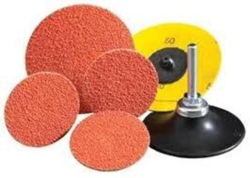 DESCRIPTION: (2) BOXES OF (25) SPEED-LOK DISCS BRAND/MODEL: NORTON #66623335429 INFORMATION: MEDIUM GRIT SIZE: 3" RETAIL$: $33.99 PER BOX QTY: 2