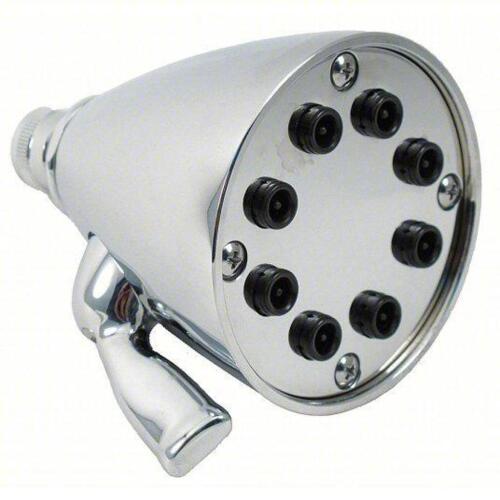 DESCRIPTION: (3) FIXED SHOWERHEAD BRAND/MODEL: TRIDENT #22JN58 INFORMATION: CHROME PLATED FINISH, BRASS CONSTRUCTION RETAIL$: $420.80 EA QTY: 3