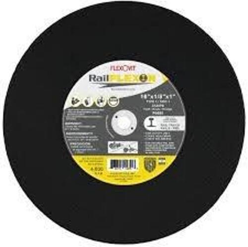 DESCRIPTION: (1) RAIL TRACK FAST CUT WHEEL BRAND/MODEL: FLEXOVIT RAILFLEXON INFORMATION: ZA30PB, MUST COME IN AND INSPECT SIZE: 16" X 1/8" X 1" RETAIL